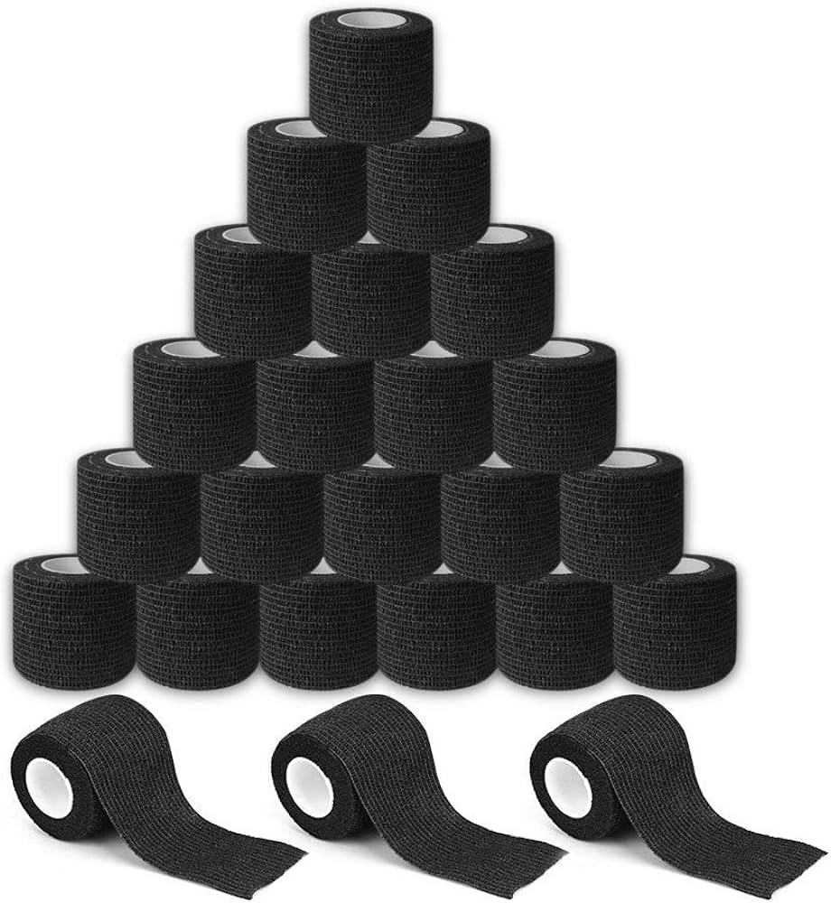 One Box of 12 Medical Sensi Wraps BLACK