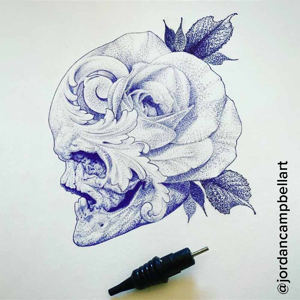 BALL-POINT TATTOO CARTRIDGES 5 COLORS