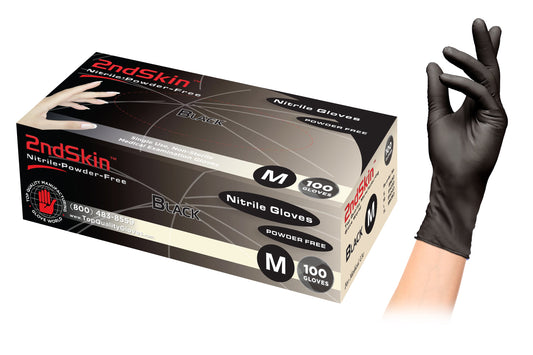 2NDSKIN NITRILE POWER-FREE SIZES: S, M, AND L 100 PK
