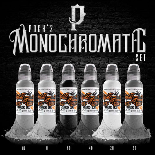 POCH MONOCHROMATIC TATTOO INK SET