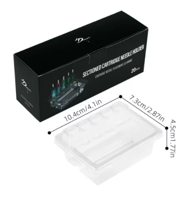 SECTIONED CARTRIDGE NEEDLE HOLDER 20 PCS